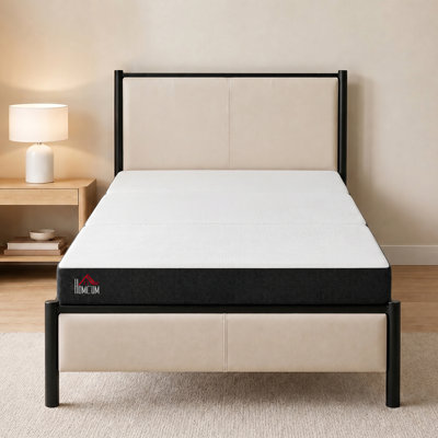 Trifold Mattress, 6 Inch Memory Foam Foldable Mattress, Full Portable Folding Floor Bed with Washable Cover, Cooling Gel Topper for Guest, Camping, RV, Travel, Yoga, Made in USA, 75" x 54" x 6"