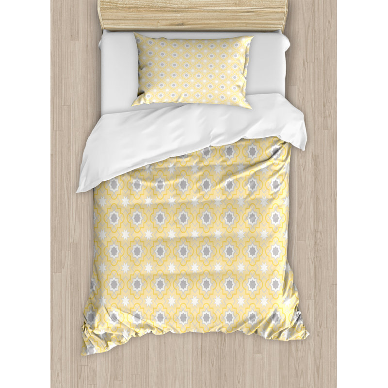 Eclectic Polyester Ikat Duvet Cover