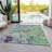 Alfonzo Washable Abstract Indoor / Outdoor Rug-1925710939
