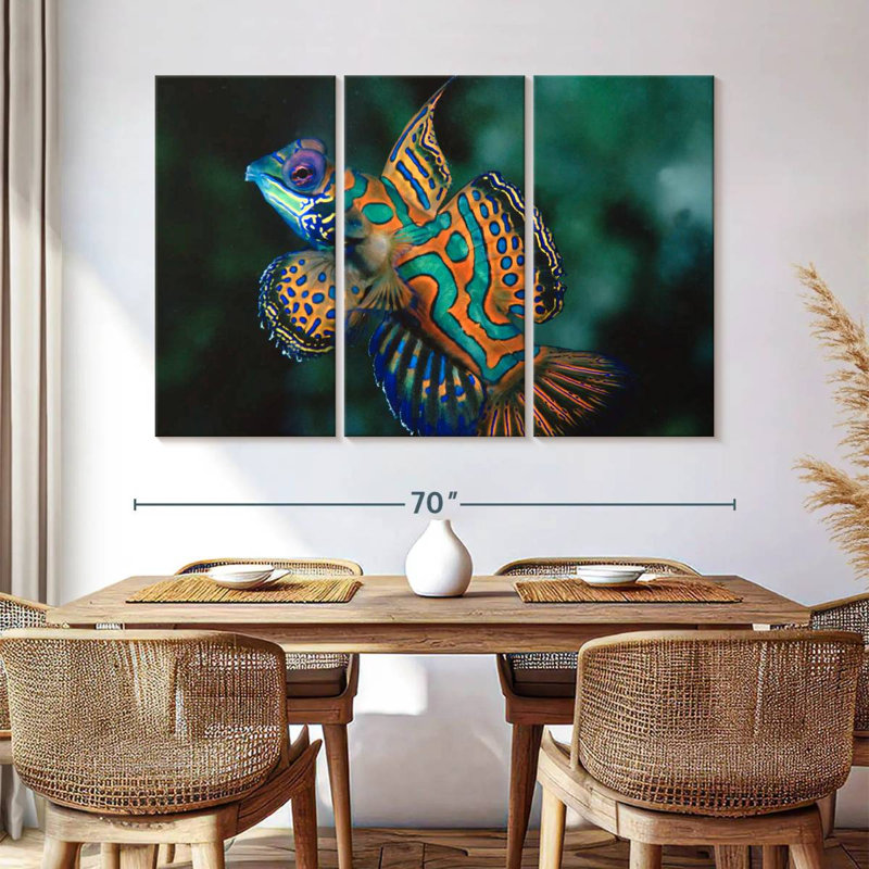 Brampt Mandarin Dragonet, 42" H x 65" W