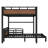Queen Over Queen Metal Bunk Bed