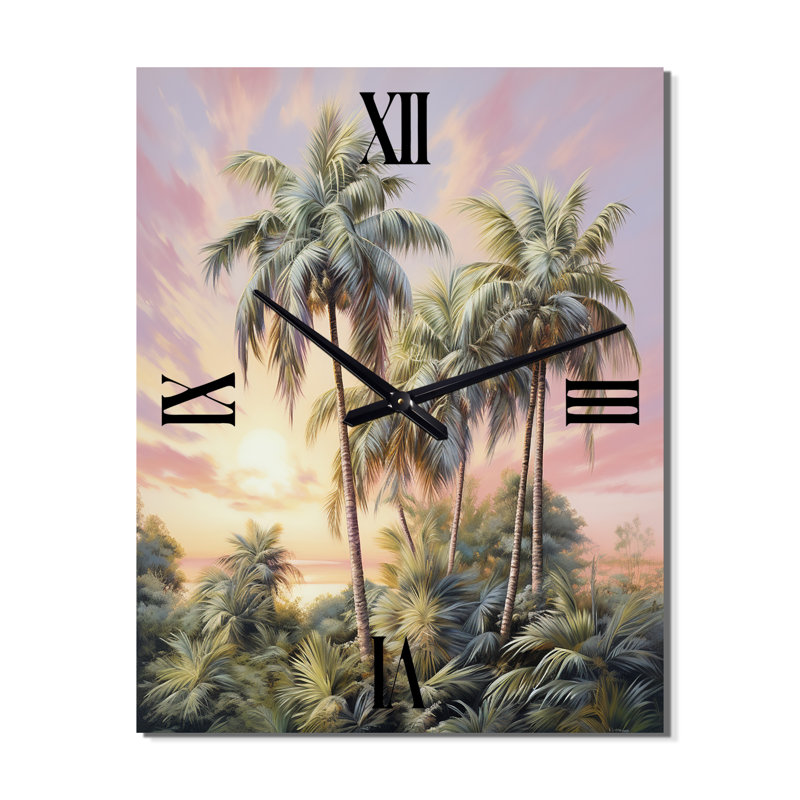 Jerika - Horloges murales florales, Petit