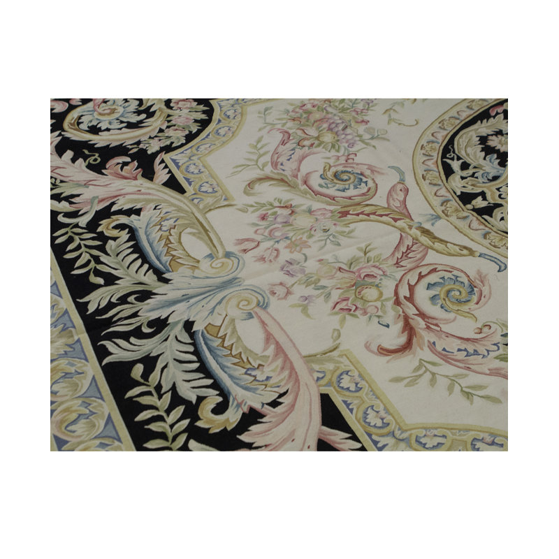 Aubusson Renaissance Wool Oriental Area Rug