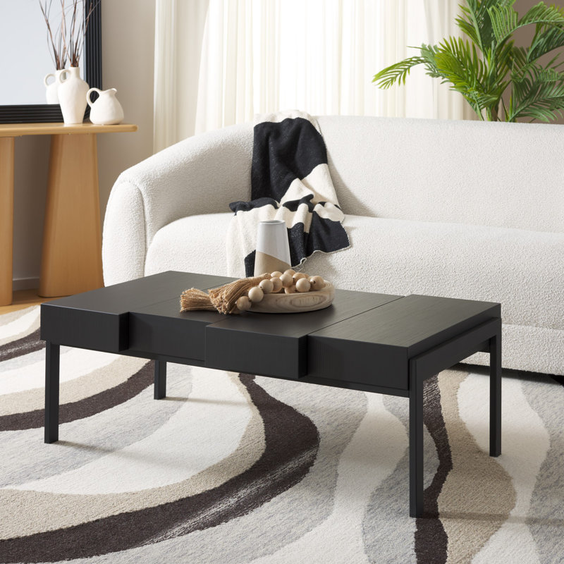 Table basse Blonde, Noir