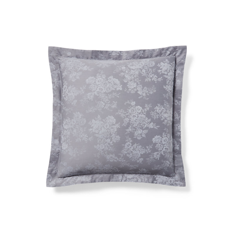 Mya , Gris ; argent, Taie décorative euro