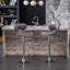 Tabouret de bar pivotant rembourré en velours, ensemble de 2-1307008126