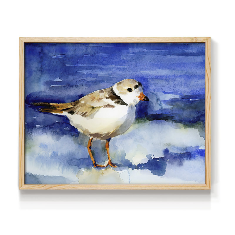 Pipers II  -Framed Print - Restickable, 8" H x 10" W, Natural