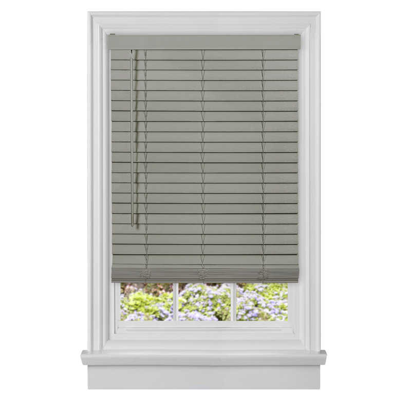 Store de fenêtre sans cordon Ponca, L 46 po x L 64 po, Gris