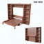 Grand lit escamotable avec bureau et tablettes-152219549