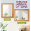 Frazier Solid Wood Rectangle Mirror-17854386