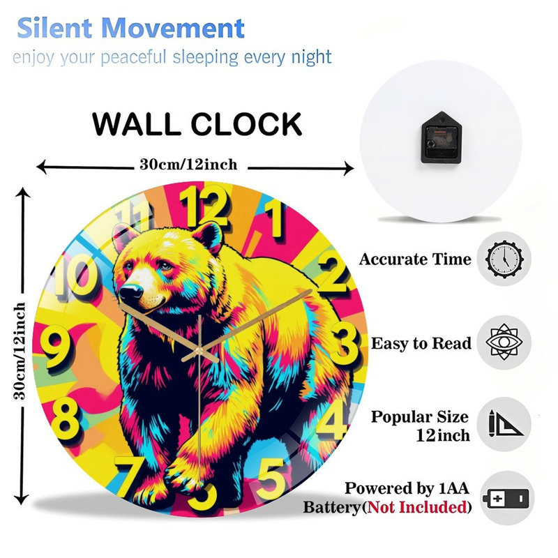 Horloge murale 12 pi