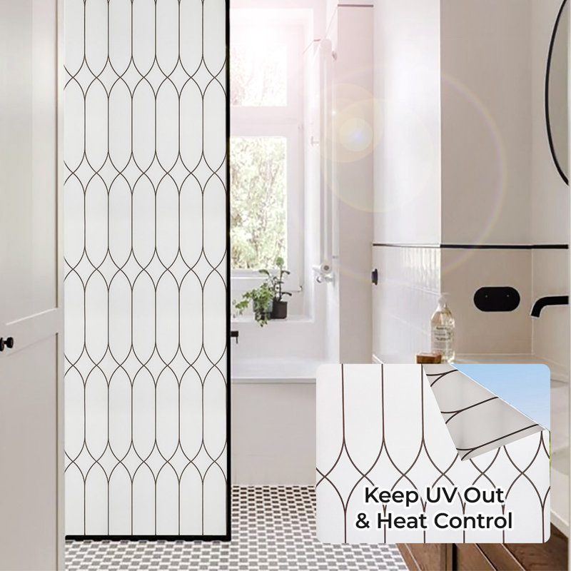 Window Privacy Film Moroccan Lines