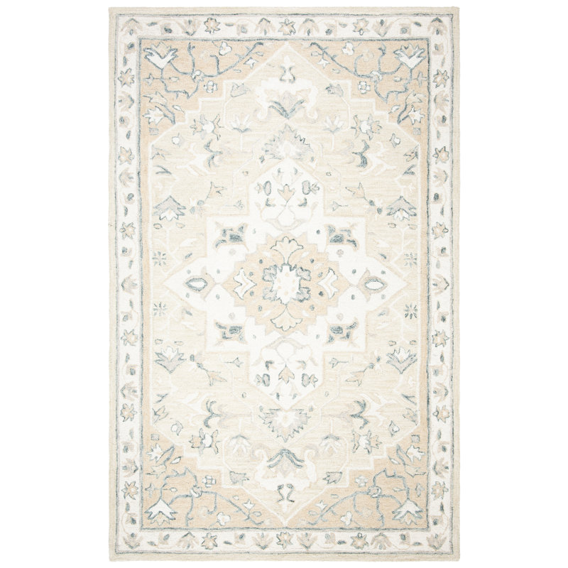 Tapis en laine et coton touffeté à la main Dalewood, Rectangle 6 pi x 9 pi