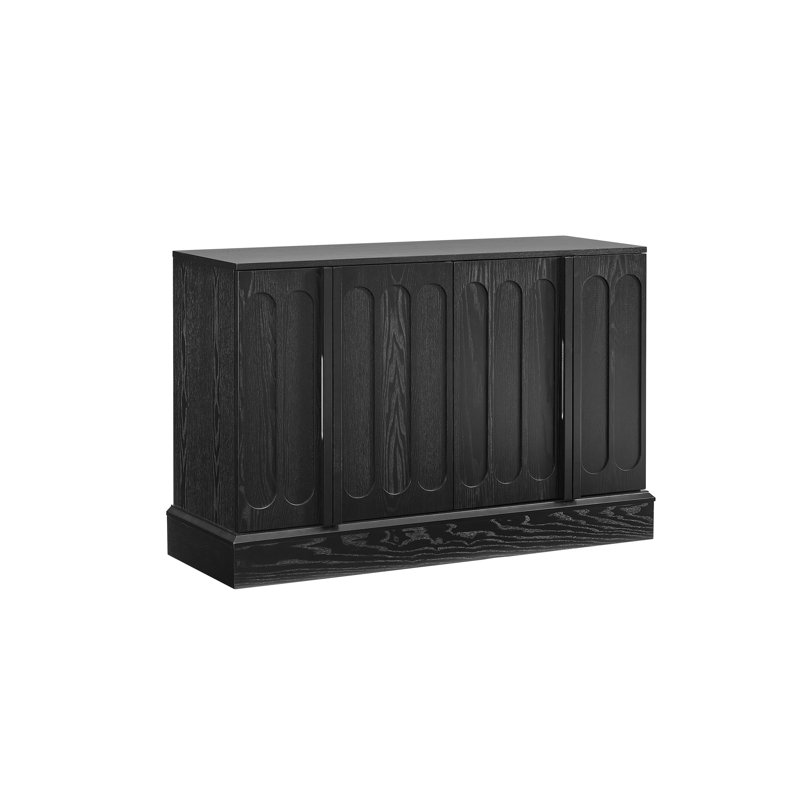 Buffet de 44 po avec tablettes réglables, Black
