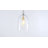 Antwine 1 - Light Nickel/Clear Pendant