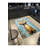 Multicolored Surrealist Design Cartoonist Cat Patterned Modern Decorative Carpet-2094006556