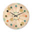 Horloge murale moderne en bois doré Chic Design III-63618010