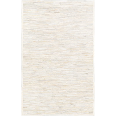 Trevon Leather Geometric Indoor Rug