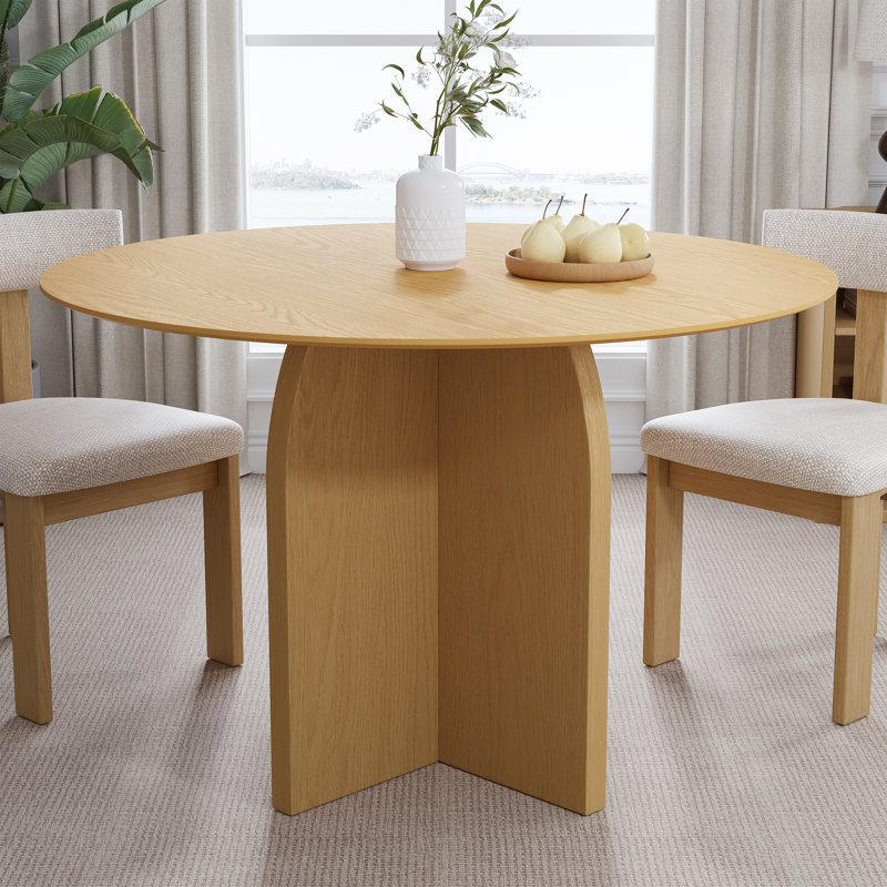 Table de salle à manger Enciso, H 30 po x L 45 po x l 45 po, Bois naturel