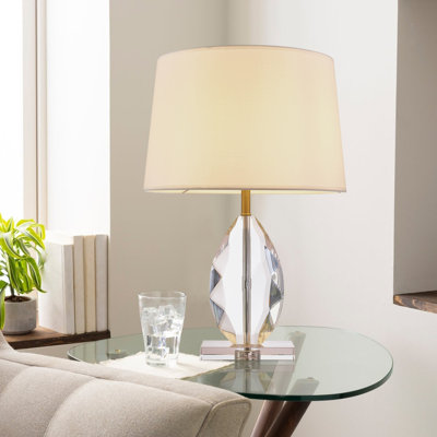 Lauren Lucite & Gold Accented Table Lamp