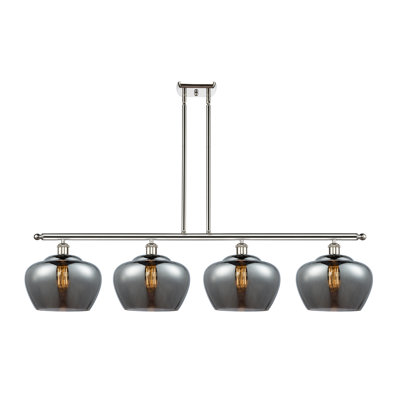 Luminaire suspendu linéaire pour îlot de cuisine 4 lumières Monténégro