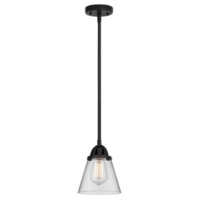 Nouveau 2 - Cone - 1 Light Stem Hung Mini Pendant - LED Bulb