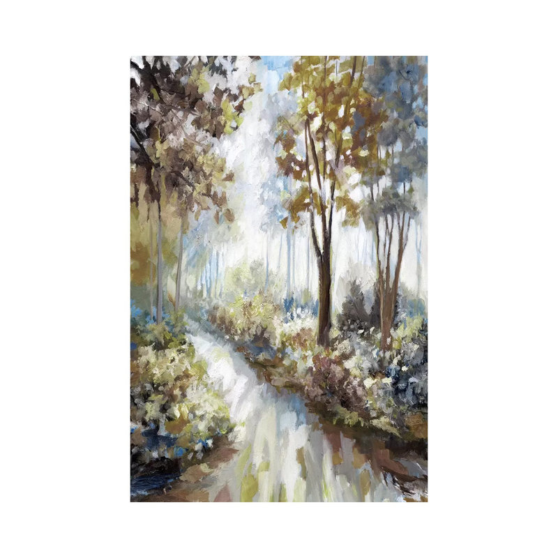 Glenwoods by Nan - Painting on Canvas, 66.04 cm H x 45.72 cm W x 1.91 cm D, Wrapped Canvas