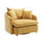 46" Oversized Swivel Chair Upholstered Deep Seat Accent Chair With 2 Pillows Suitable For Living Room, Bedroom, Lounge, Office-1971758217