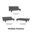 Adrijus Velvet Clic Clac Sofa-70904048