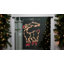 Décoration de fenêtre de Noël 18 po avec renne éclairé