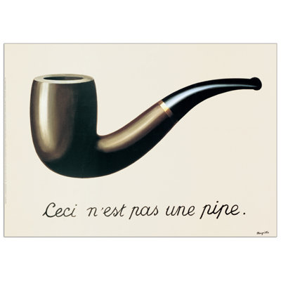 René Magritte - No Frame Print on Wood