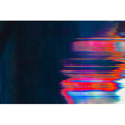 Glitch Error 1 Piece Wrapped Canvas Wall Art