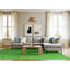 Tapis vert / brun en chenille / polyester tissé à la machine Keshan-1205747855
