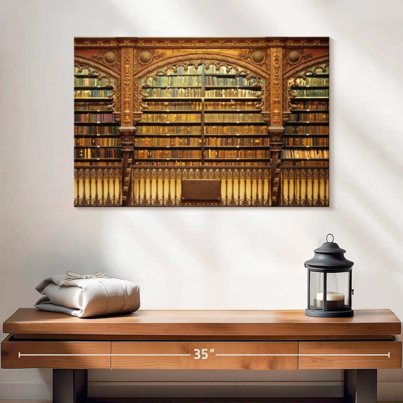 Old Library, 34" H x 51" W
