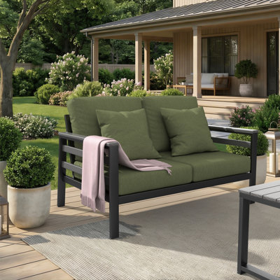 Causeuse d'extérieur 55 po avec coussins Sunbrella® Townsend