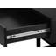 Bureau d'ordinateur 48 po contemporain noir avec tiroirs de rangement pour bureau personnel | Idée cadeau-1530015403