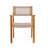 BRAIDED DINING CHAIR Light Brown