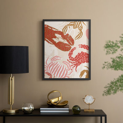 Sandy Claws II, reproduction encadrée - bois massif