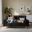  2 Seater Clic Clac Sofa Bed-1503354998