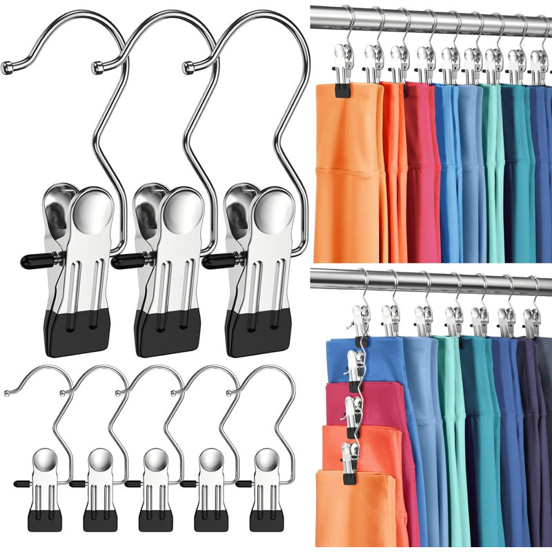 Paquet de 30 cintres pour pantalons avec pince
