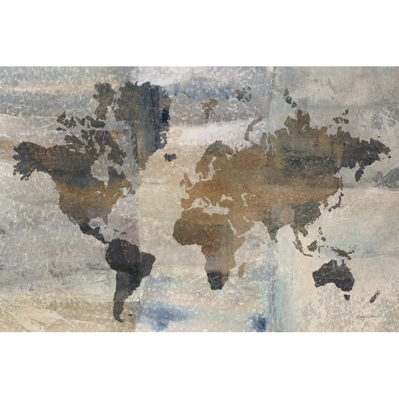 " Stone World " by Avery Tillmon Painting Print, 8" H x 12" W x 1.25" D
