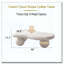Table basse de 40 pouces en forme de nuage avec 3 pieds sphériques-574581226-572842196