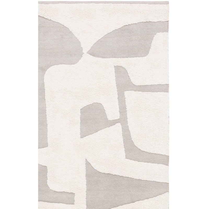 Tapis gris / ivoire Casablanca 790, Rectangle 8 pi x 10 pi