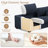Solid Wood Frame Upholstered Loveseat with Toss Pillows-192051711