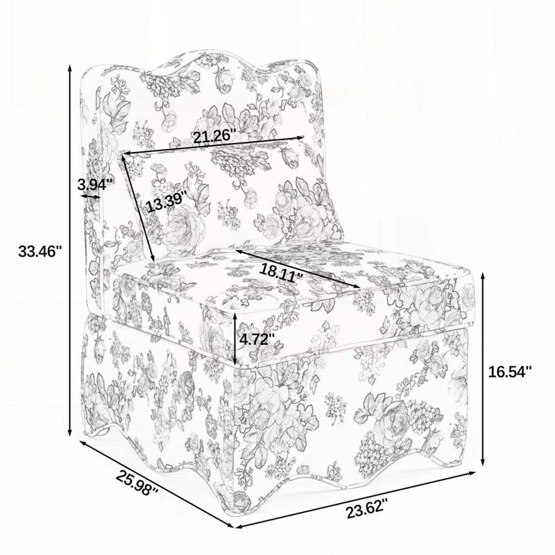 Chaise en flanelle