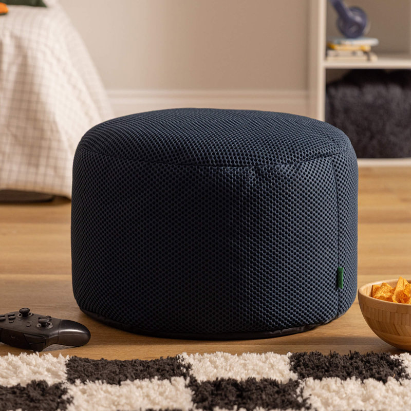 Gaming Performance Mesh Footstool, Navy