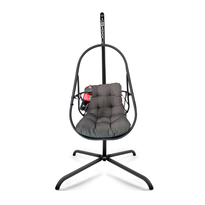 Hammock Chair With C-stand Cushion And Pillow