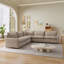 Canapé modulaire inclinable électrique 5 pièces, canapé avec coussin chauffant-126304503
