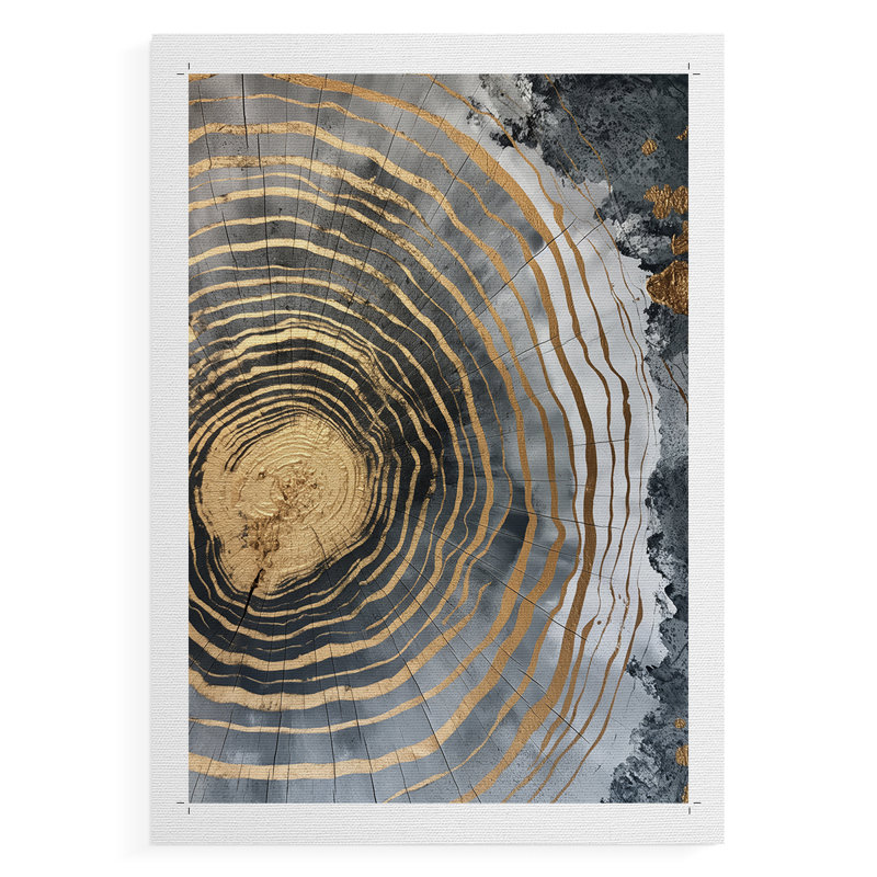 Série ABSTRACT CCLV - Impression sur toile seulement - NON CADRE, H 27 po x l 18 po
