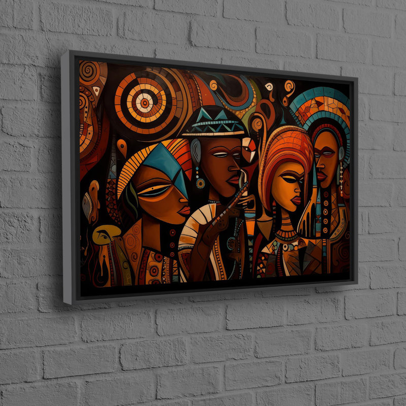 African Woman Wall Art Canvas Perfect As A Modern Art Gift For Featuring Afro Culture Print Without Frame, 20 cm H x 30 cm W